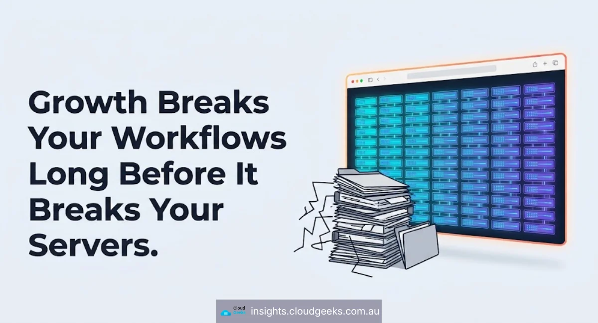 Growth Breaks Your Workflows Long Before It Breaks Your Servers