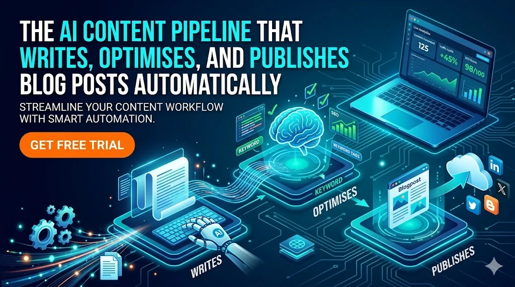 The AI Content Pipeline That Writes, Optimises, and Publishes Blog Posts Automatically