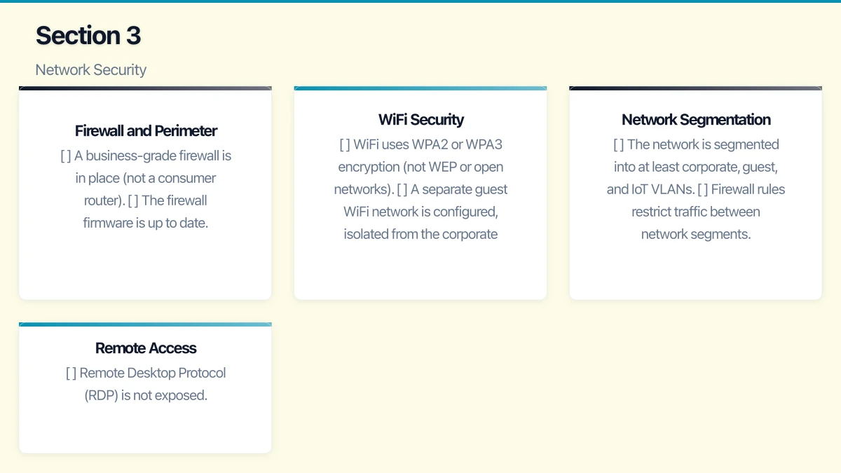 Section 3: Network Security Infographic