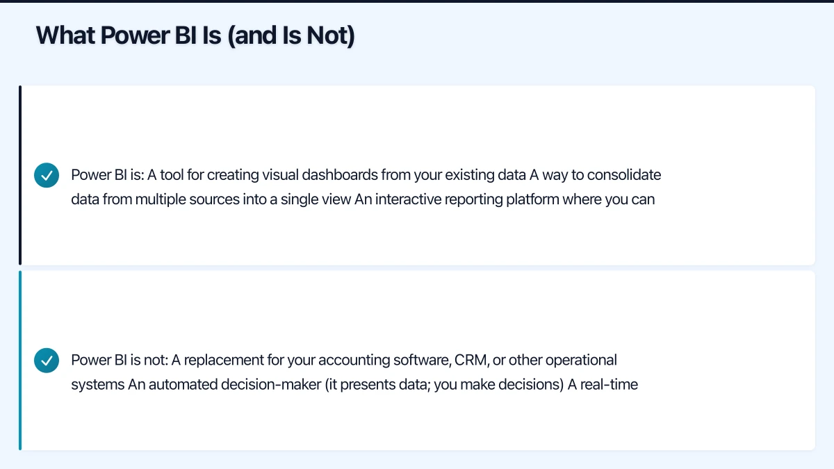 Practical Dashboards for Australian SMBs Infographic