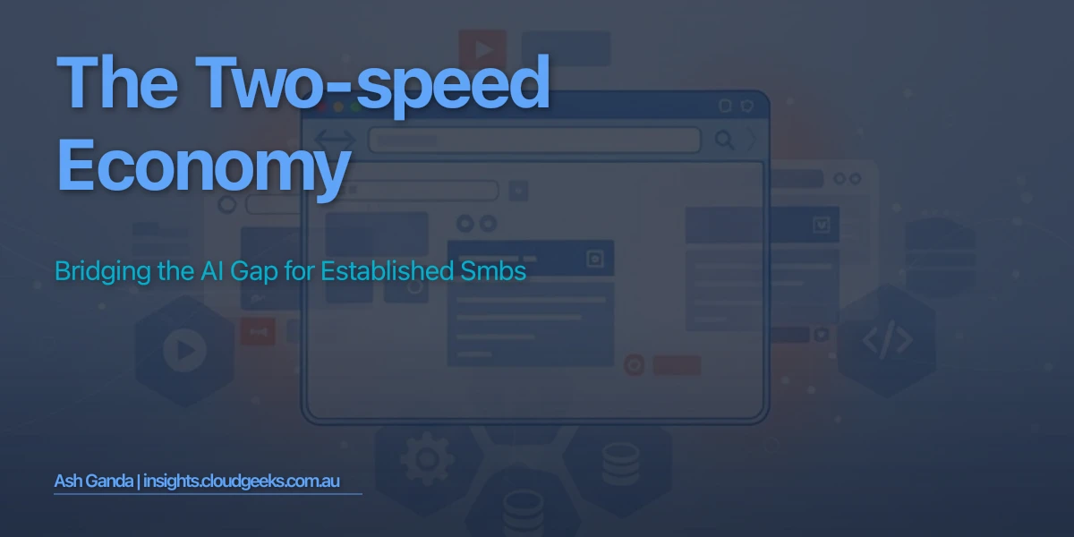The Two-Speed Economy: Bridging the AI Gap for Established SMBs