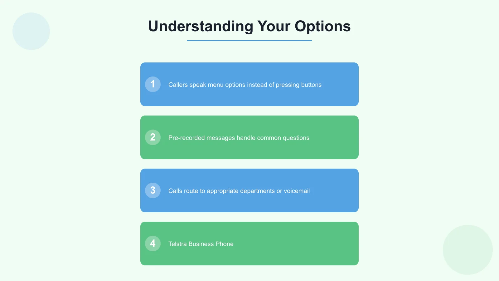 Understanding Your Options Infographic